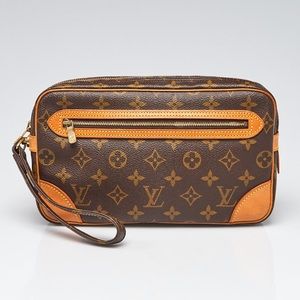 Louis Vuitton Marly Dragonne Clutch Monogram Canvas GM